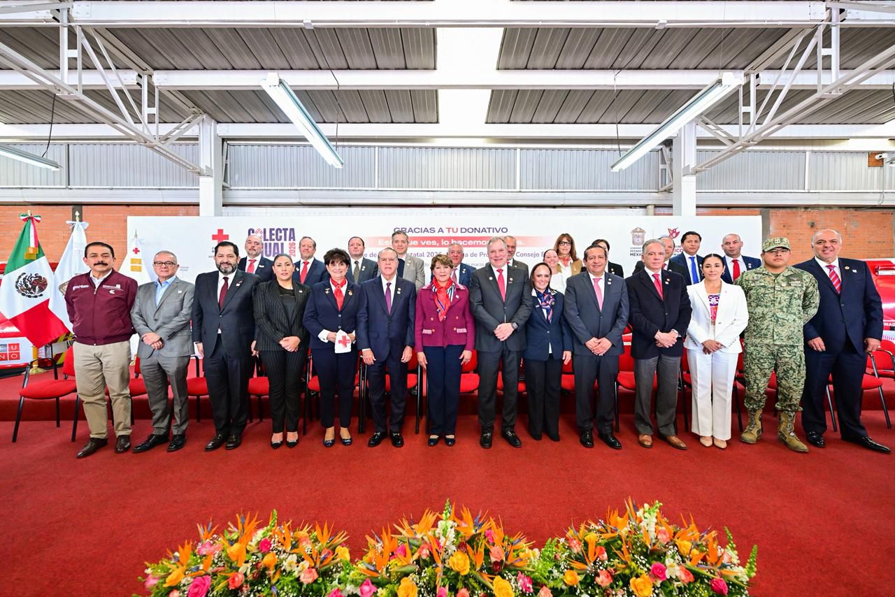 Inicia la Colecta Anual de la Cruz Roja Mexicana en el Estado de México; llaman a la solidaridad de la ciudadanía